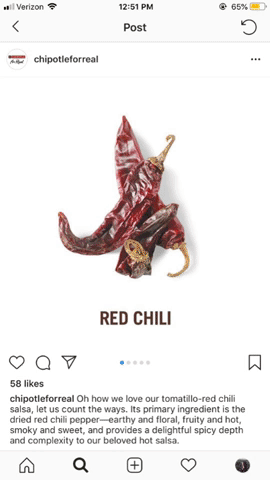 blog image - Chipotle radical ingredient transparency Instagram